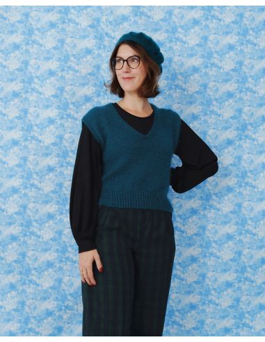Patron de tricot - Slipover Gaby - Lise Tailor