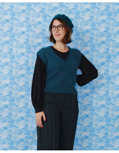 Patron de tricot - Slipover Gaby - Lise Tailor