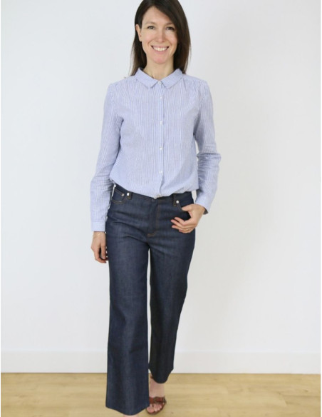 Azur shirt or dress pattern - Atelier Scämmit