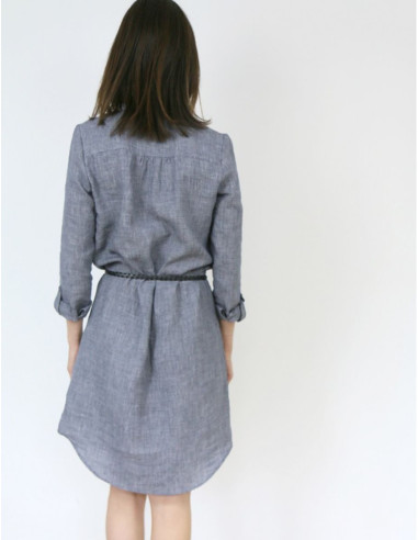 Azur shirt or dress pattern - Atelier Scämmit