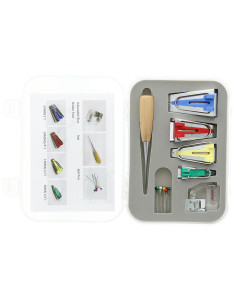 Deluxe 6-in-1 Bias Tape Maker Set with Awl and Foot 2