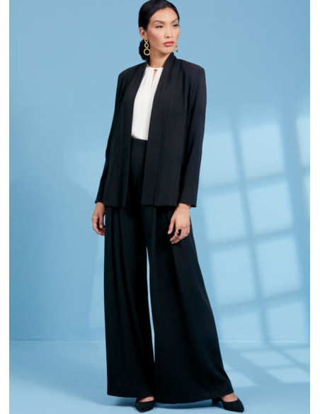 Jacket, top, and pants pattern - Vogue 1620