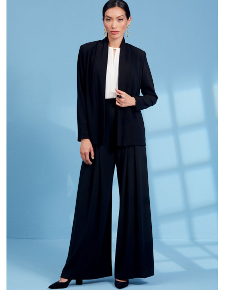 Jacket, top, and pants pattern - Vogue 1620