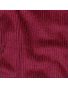 Corduroy cotton fabric - Cherry 2