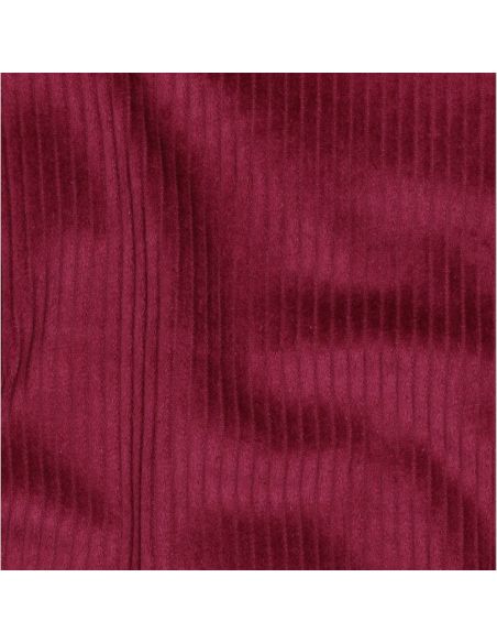 Corduroy cotton fabric - Cherry
