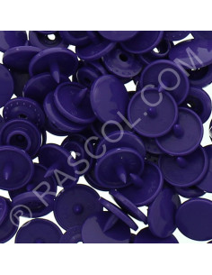 Pack of 25 round KAM resin snaps - Purple