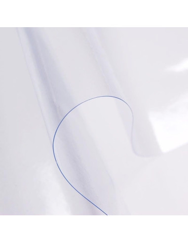 Transparent crystal tablecloth