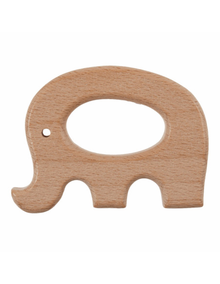 Wooden teething ring - Elephant