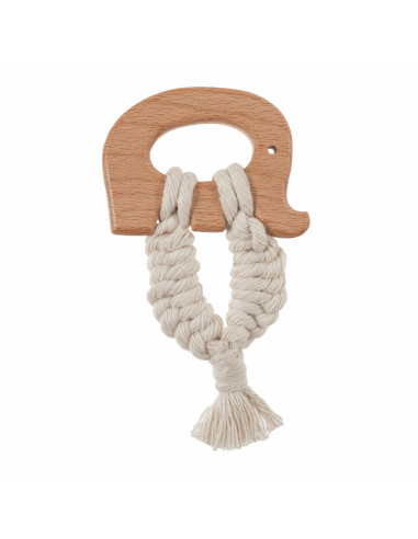 Wooden teething ring - Elephant