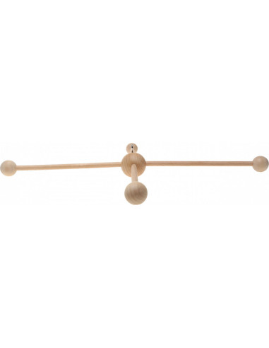 Wooden baby mobile - 4 branches