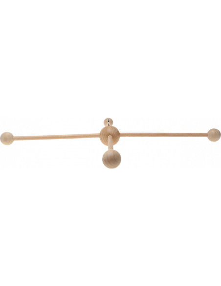 Wooden baby mobile - 4 branches