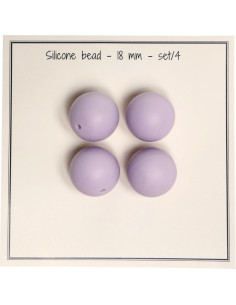 18 mm silicone beads for rattles, baby pacifier clips