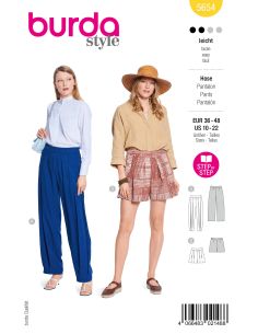 Patron de pantalon - Burda 5654