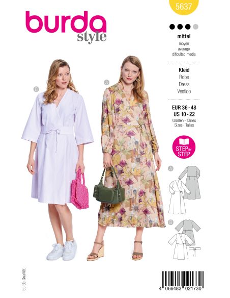 Patron de robe - Burda 5637