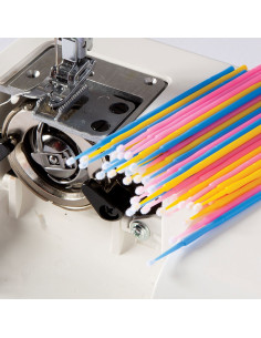 Cleaning brushes for sewing machines