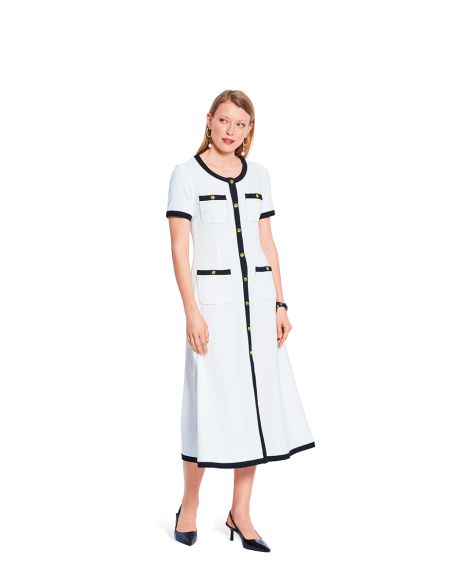 Patron de robe et cardigan - Burda 5652