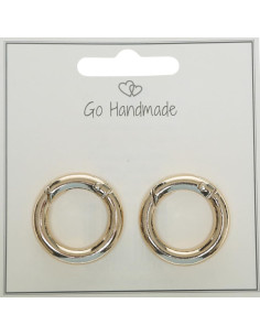 Carabiner rings for bags - Gold