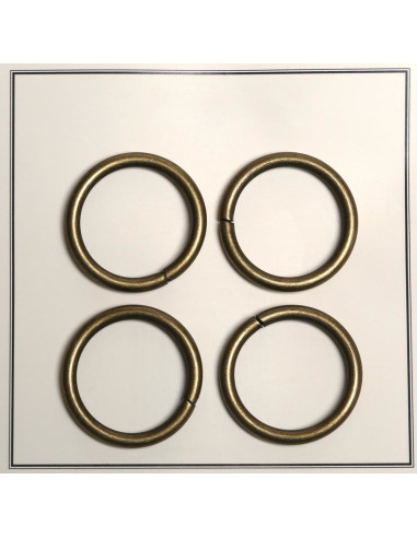 30 mm broken rings for bags - Bronze