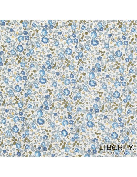 Tissu Liberty - Éloise bleu denim