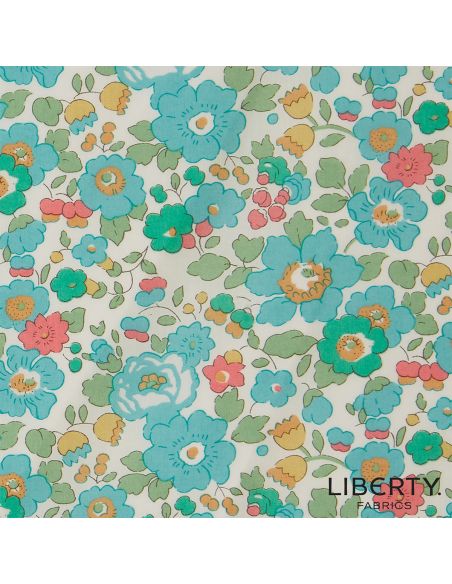 Tissu Liberty - Betsy vert menthe