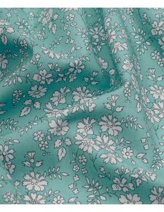 Tissu Liberty - Capel bleu turquoise 2