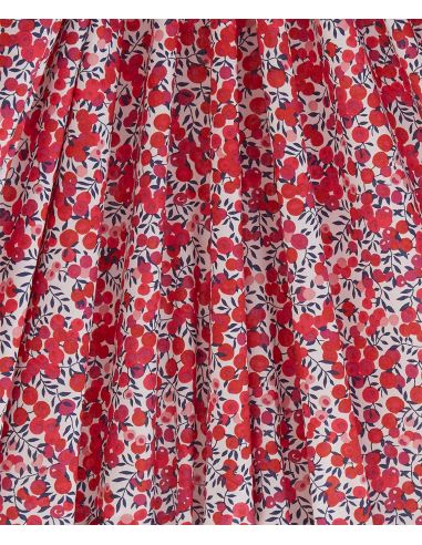 Tissu Liberty - Wiltshire rouge cerise