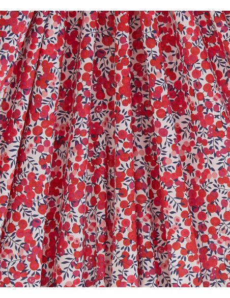 Tissu Liberty - Wiltshire rouge cerise