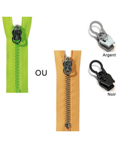 ZlideOn 10A clip-on replacement slider for zippers with plastic or metal teeth