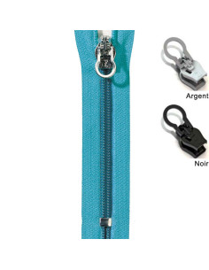 ZlideOn 8C clip-on replacement slider for zipper with nylon spiral teeth