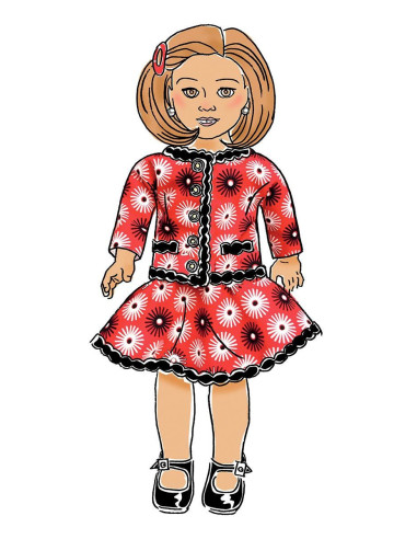 46 cm Doll Clothing Pattern - Butterick 6645
