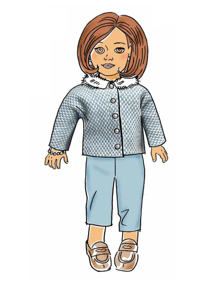 46 cm Doll Clothing Pattern - Butterick 6645