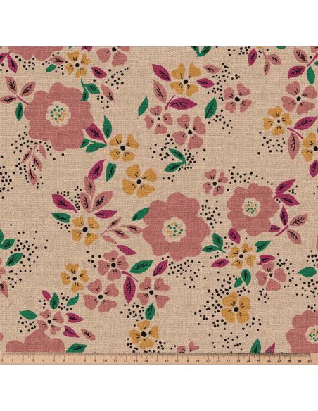 Toile de coton canvas demi-natté - Shiri