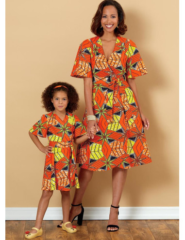 Dress and belt pattern - Butterick 6654
