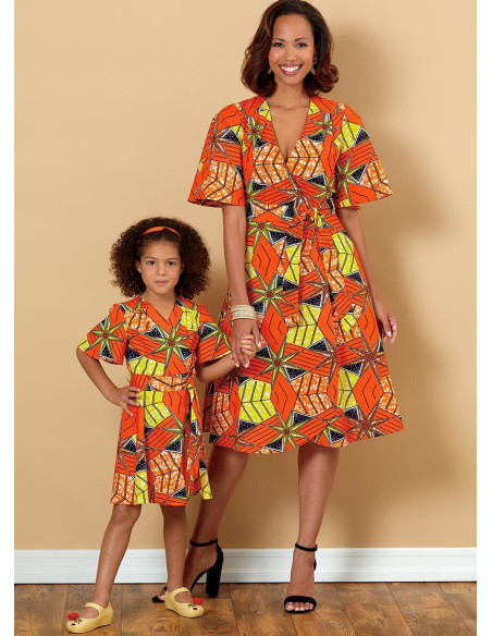 Dress and belt pattern - Butterick 6654