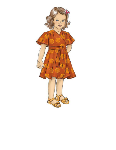 Dress and belt pattern - Butterick 6654