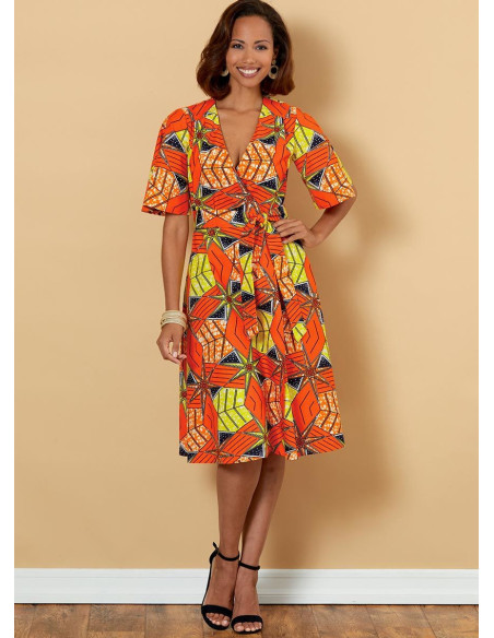 Dress and belt pattern - Butterick 6654