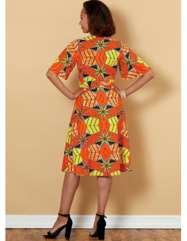 Dress and belt pattern - Butterick 6654