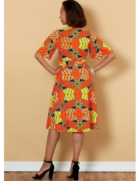 Dress and belt pattern - Butterick 6654
