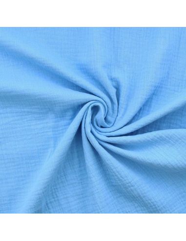 Tissu double gaze de coton - Rivièra