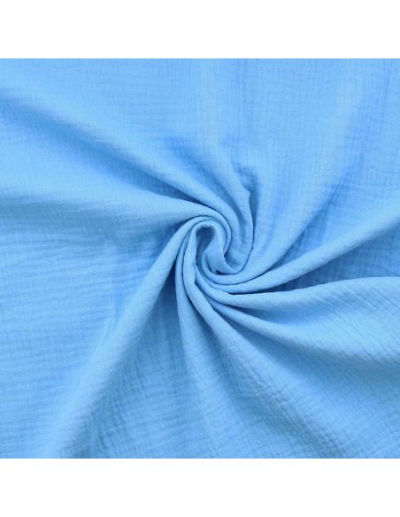 Tissu double gaze de coton - Rivièra