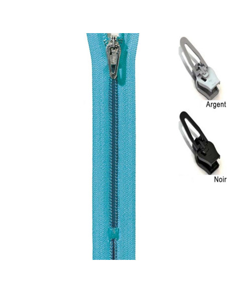 ZlideOn 5C clip-on replacement slider for zipper with nylon spiral teeth