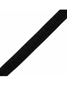 Sparkling cotton strap for bag - Black 2