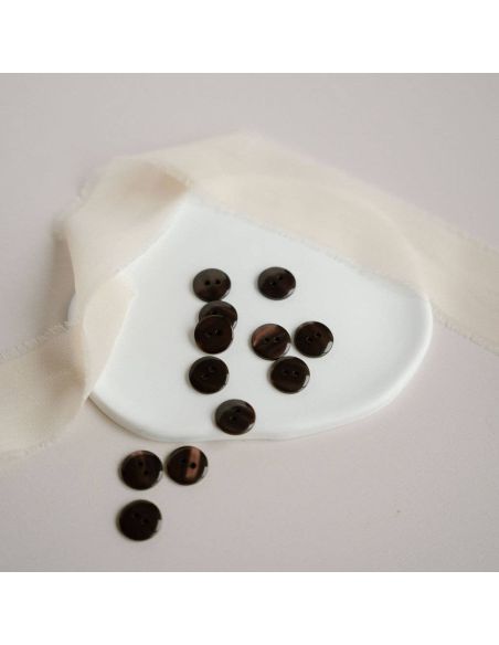 Bouton Shiny 2 trous - Truffe
