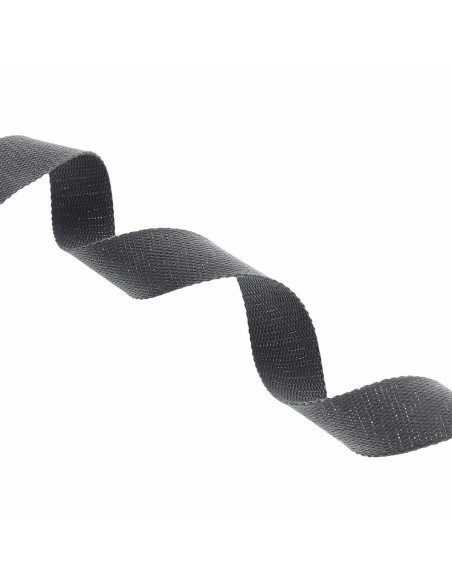 Sparkling cotton strap for bag - Anthracite gray