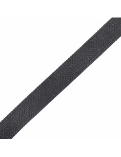 Sparkling cotton strap for bag - Anthracite gray 2