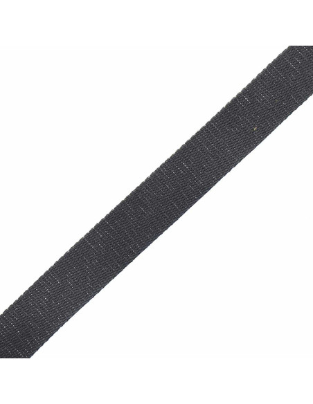 Sparkling cotton strap for bag - Anthracite gray