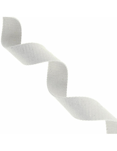 Sparkling cotton strap for bag - White