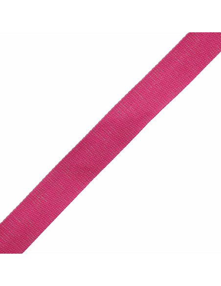 Sparkling cotton strap for bag - Fuchsia