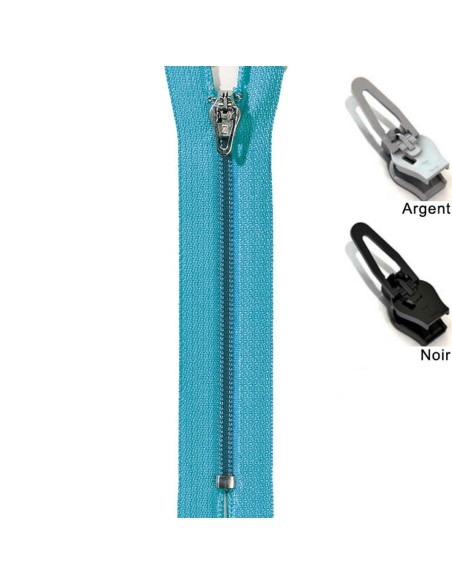 ZlideOn 4C clip-on replacement slider for zipper with nylon spiral teeth