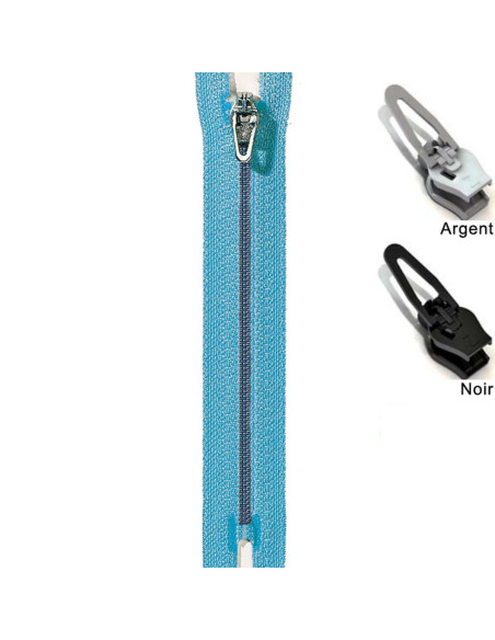 ZlideOn 3C clip-on replacement slider for zipper with nylon spiral teeth